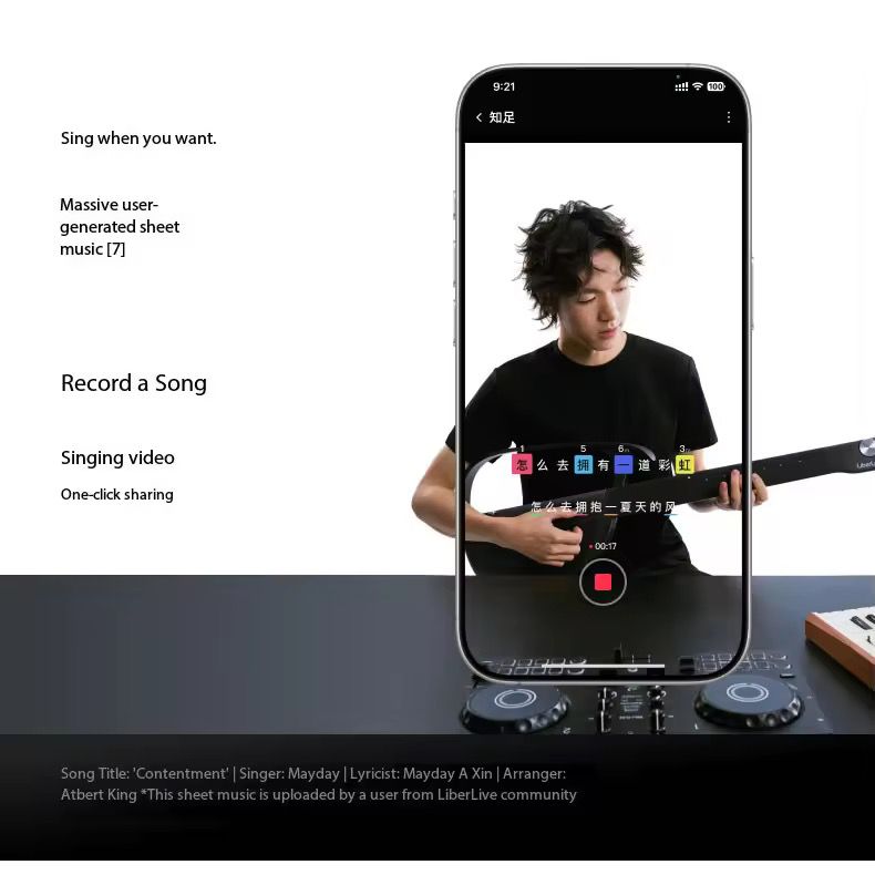 LiberLive C2 Stringless Smart Guitar