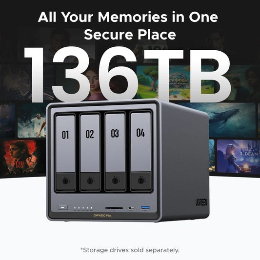 UGREEN NASync DXP4800 Plus 4-Bay NAS Enclosure