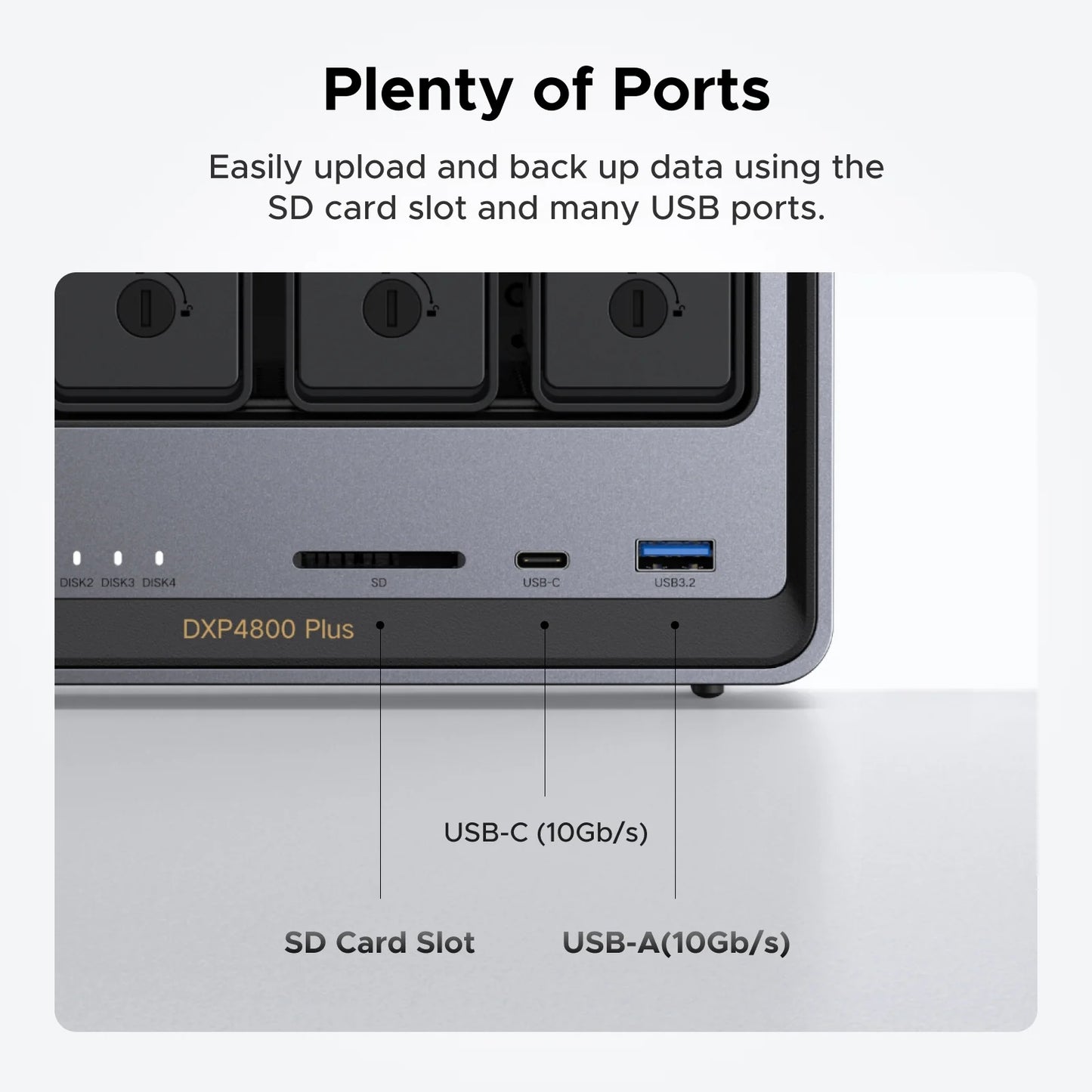 UGREEN NASync DXP4800 Plus 4-Bay NAS Enclosure