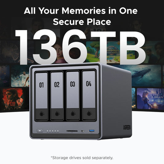 UGREEN NASync DXP4800 4-Bay NAS Enclosure