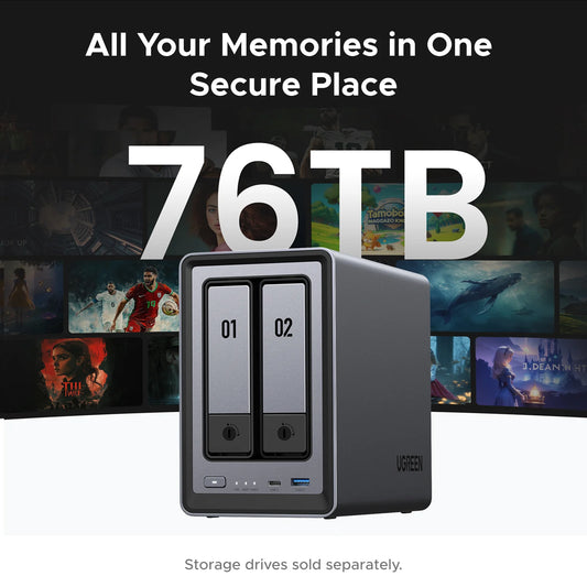UGREEN NASync DXP2800 2-Bay NAS Enclosure