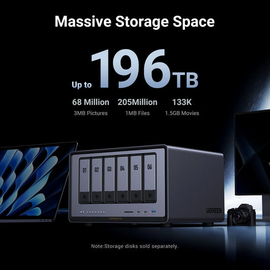 UGREEN NASync DXP6800 Pro 6-Bay NAS Enclosure